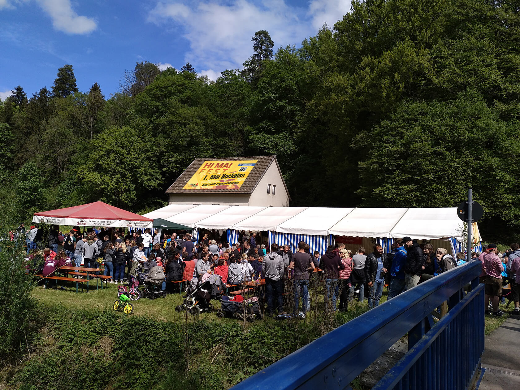 1. Mai Hocketse entlang der Starzel